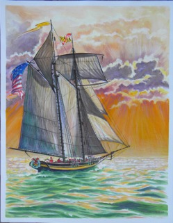 original watercolor illustration