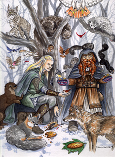 Legolas and Gimli go to Fangorn